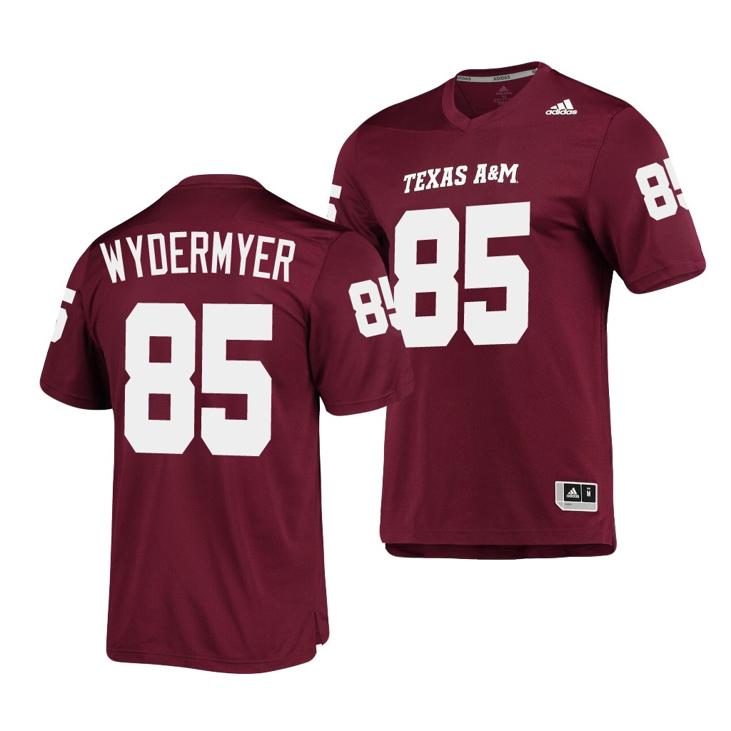 Texas A&M Aggies 85 Jalen Wydermyer Maroon AEROREADY Jersey Men's