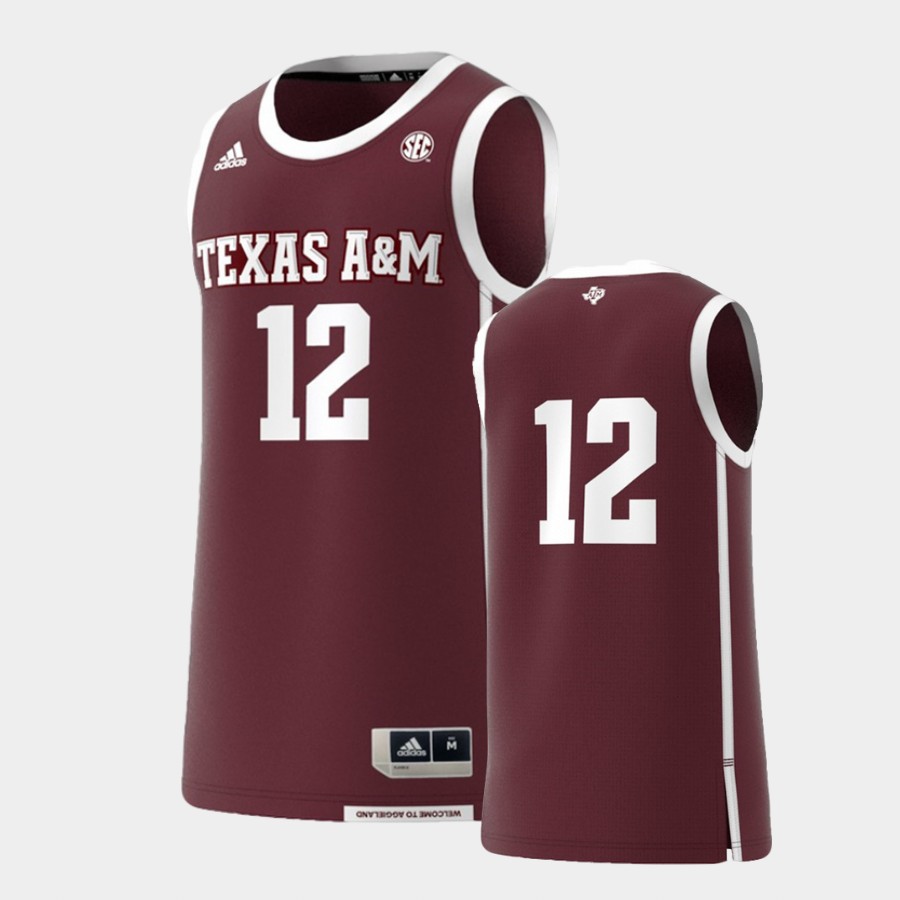 Texas A&M Aggies Maroon Swingman Adidas Jersey