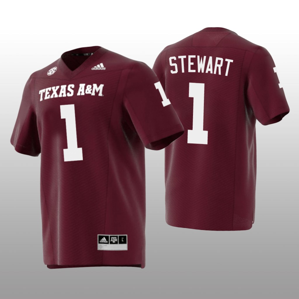 Texas A&M Aggies Evan Stewart Maroon Jersey Premier - Men's