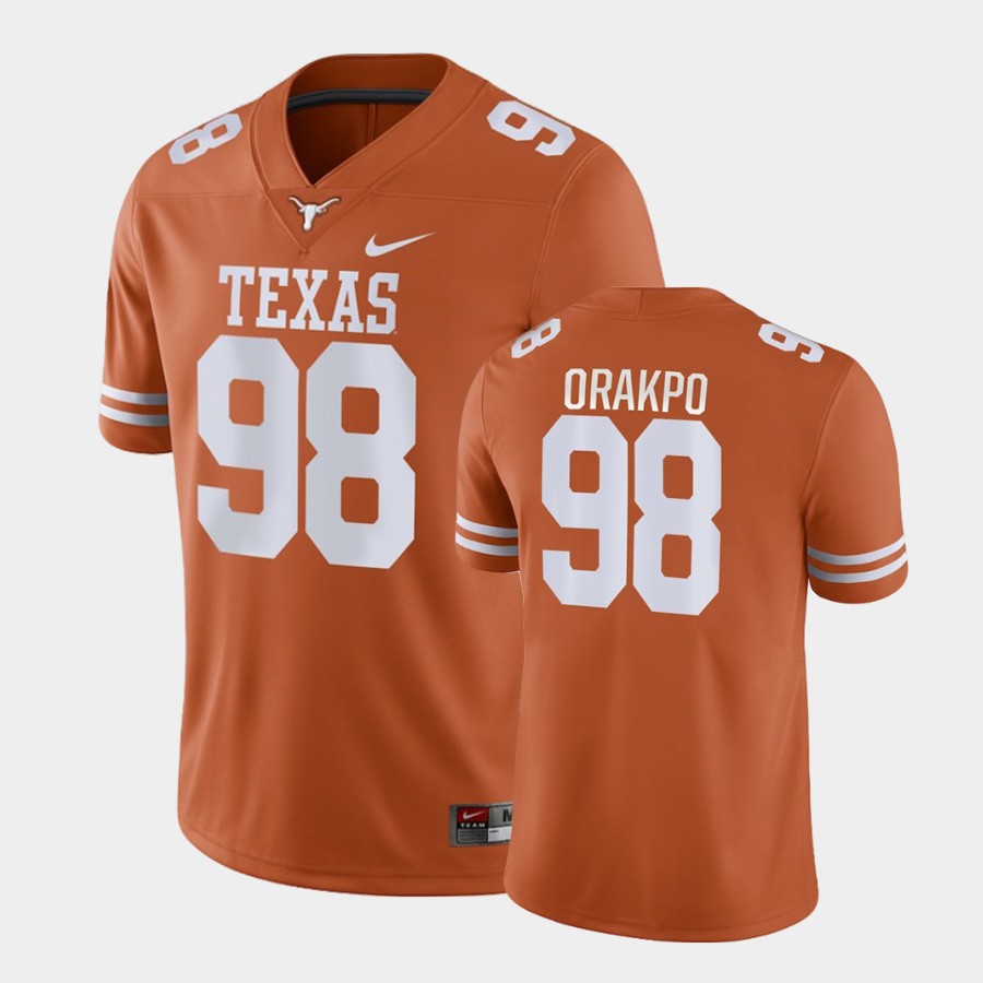 Texas Longhorns Brian Orakpo Orange Game College Jersey