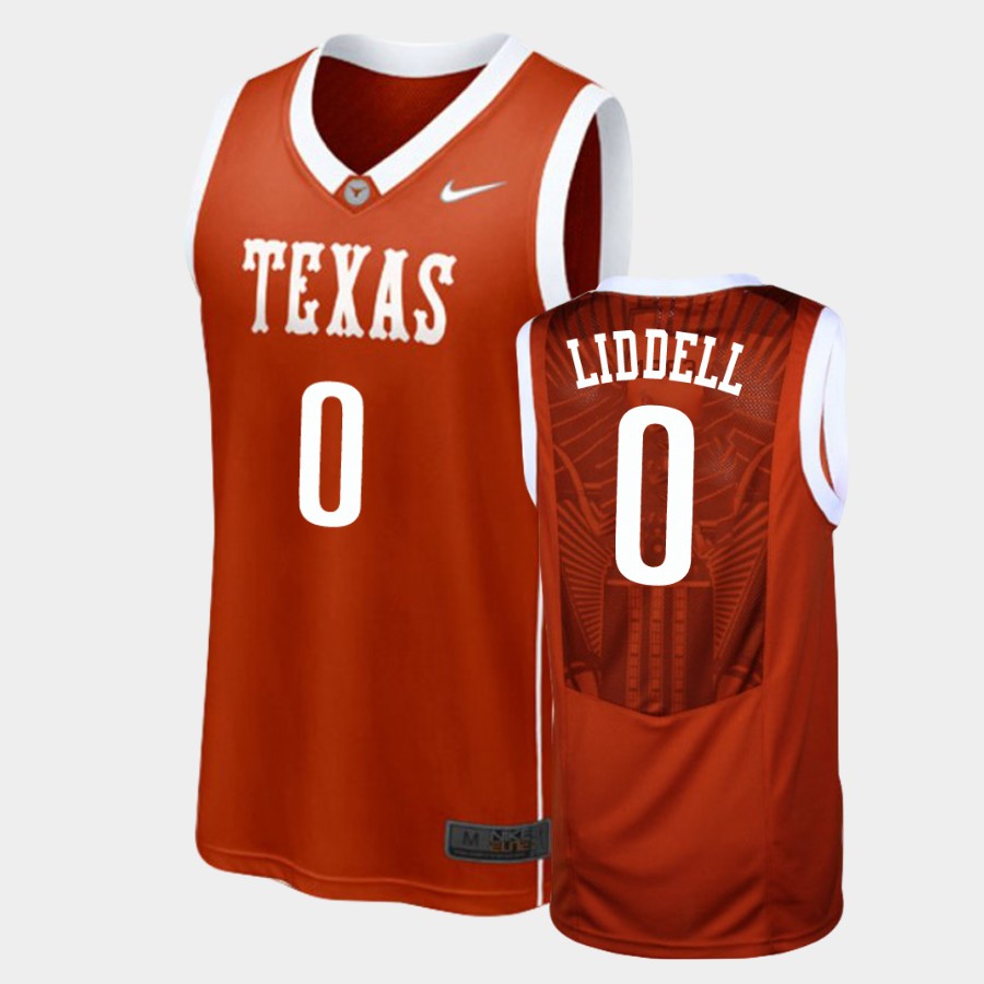 Texas Longhorns Gerald Liddell Burnt Orange College Jersey