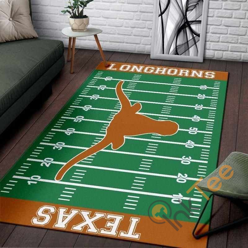 Texas Longhorns Home Field Area Rectangle Rug
