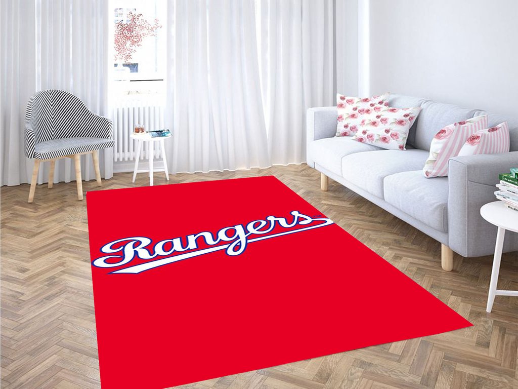Texas Ranger Wallpaper Living Room Modern Carpet Rectangle Rug