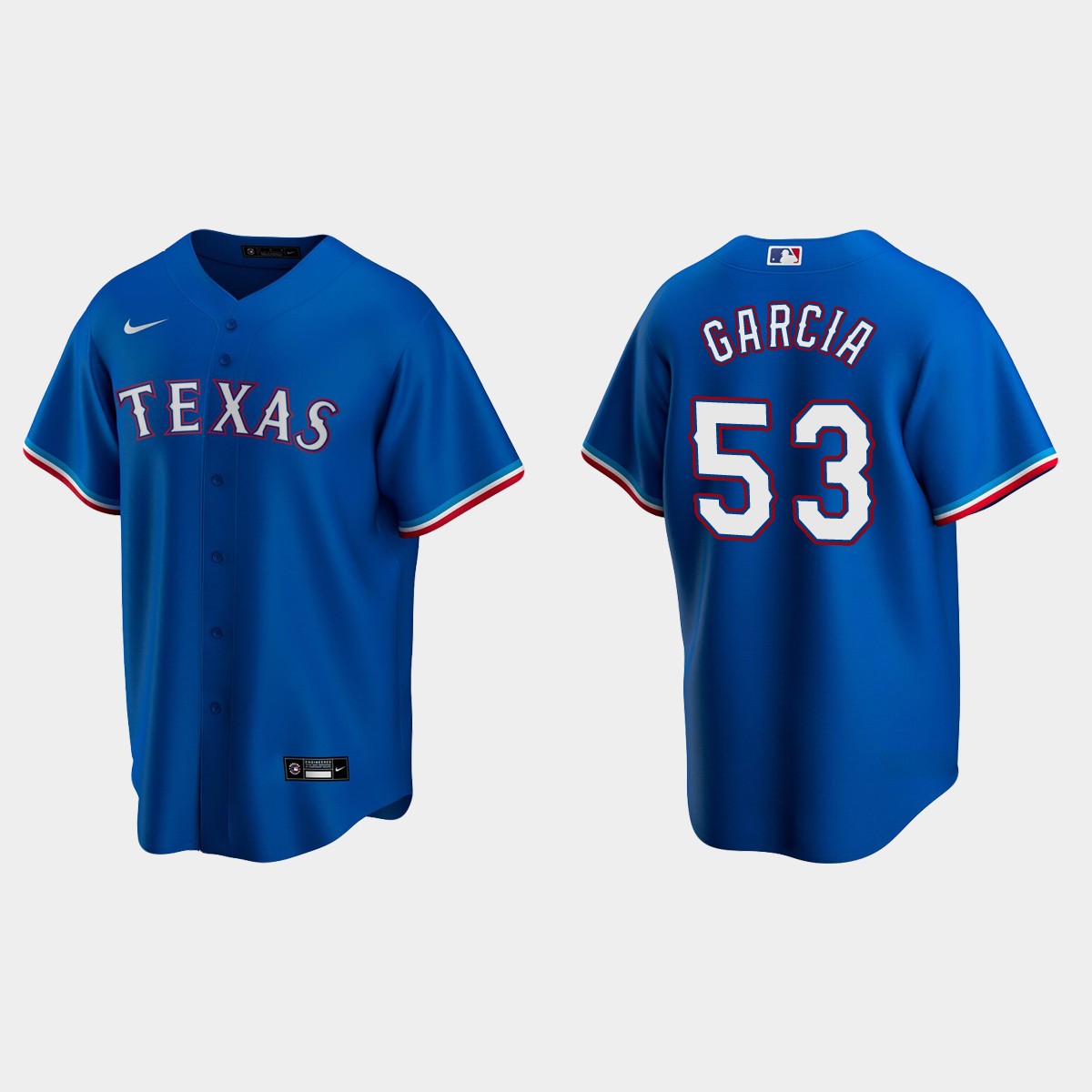Texas Rangers #53 Adolis Garcia Alternate Jersey - Royal