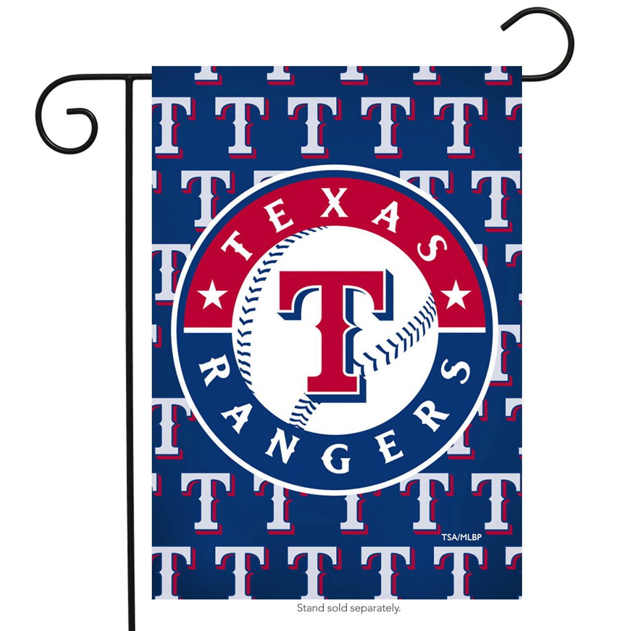 Texas Rangers Greeting Card Garden Flag, House Flag