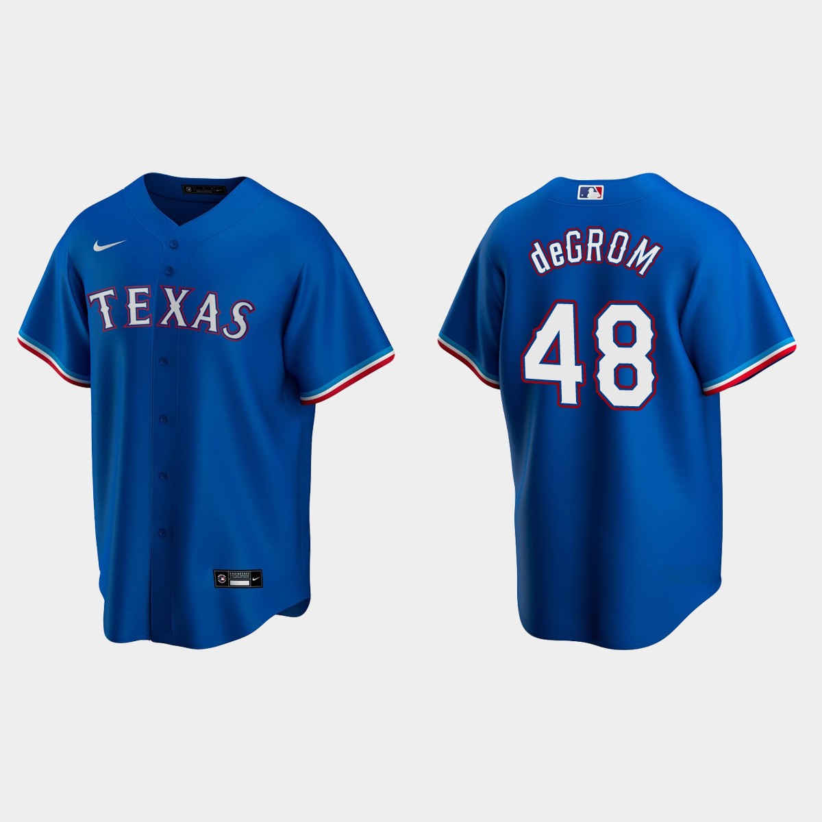 Texas Rangers Jacob deGrom Alternate Jersey - Royal