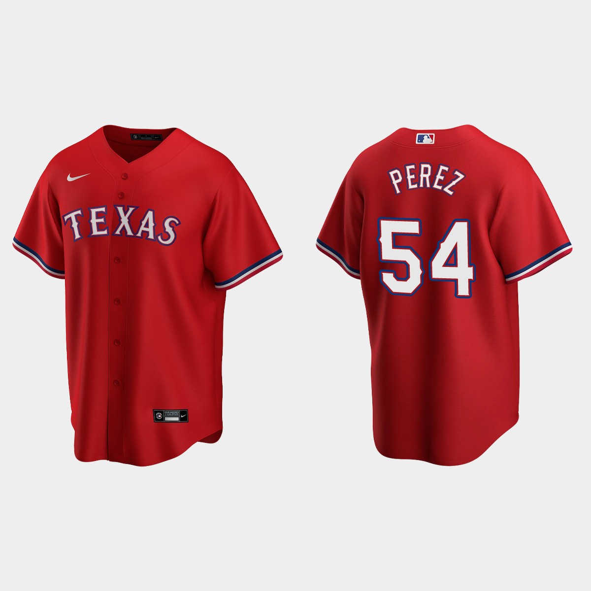 Texas Rangers Martin Perez Alternate Jersey - Red