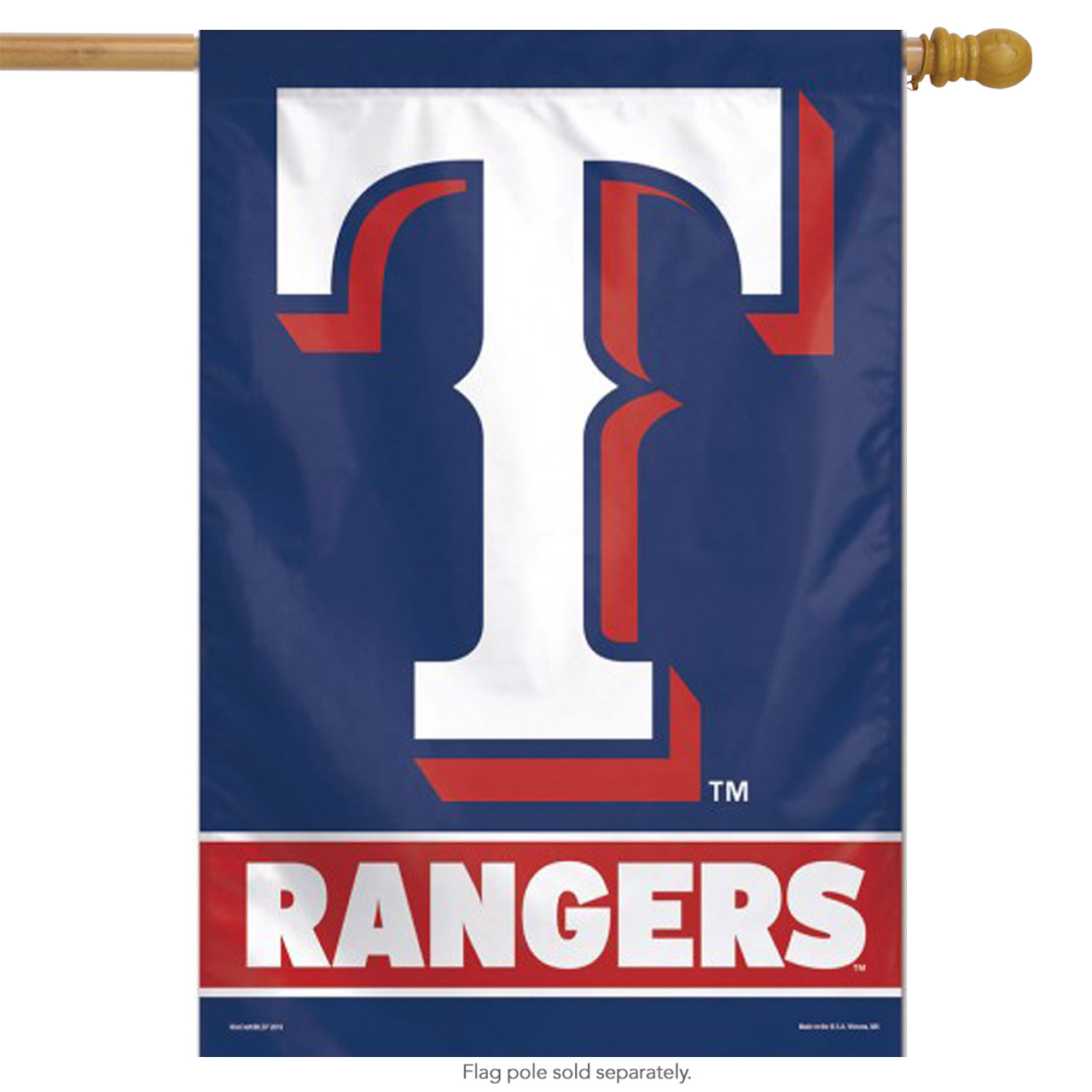 Texas Rangers MLB Baseball Garden Flag, House Flag