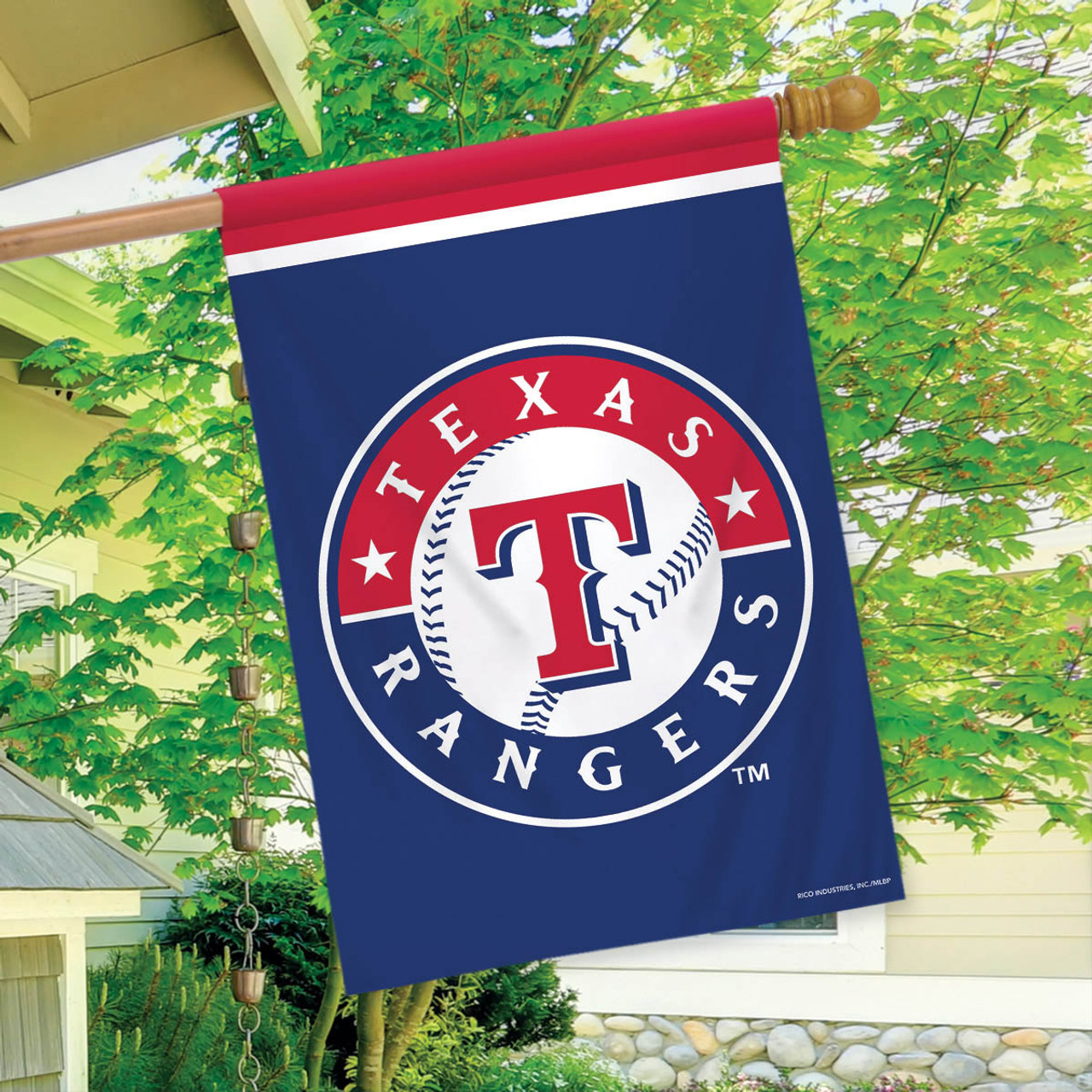 Texas Rangers MLB Garden Flag, House Flag