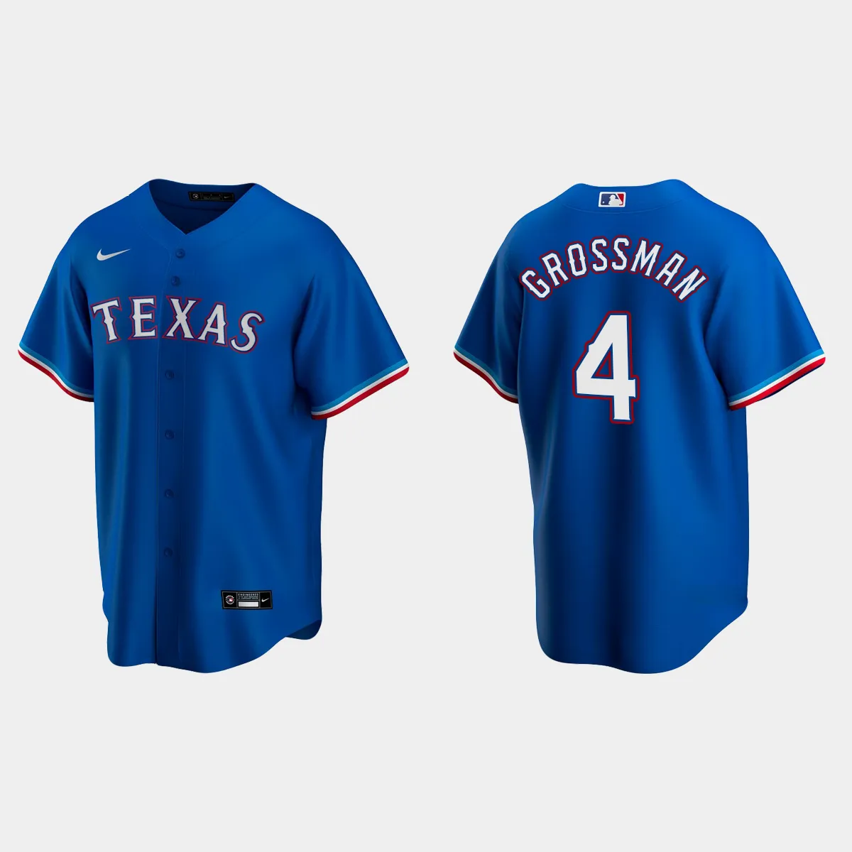 Texas Rangers Robbie Grossman Alternate Jersey - Royal