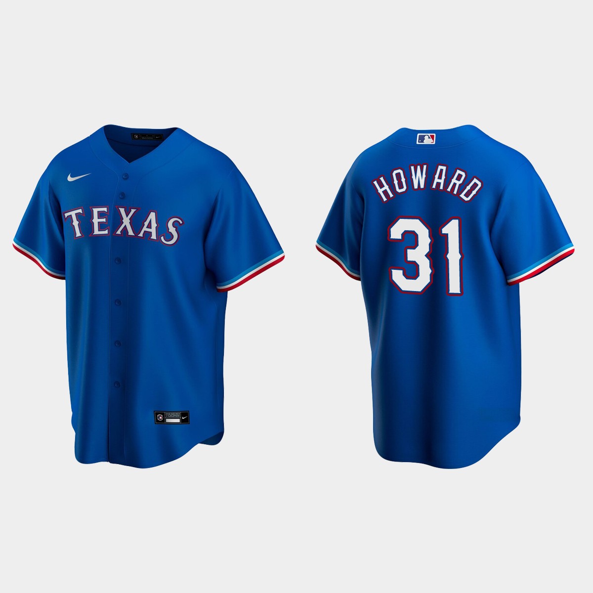 Texas Rangers Spencer Howard Alternate Jersey - Royal