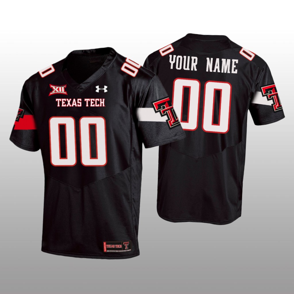 Texas Tech Red Raiders Black 2020 Custom Jersey