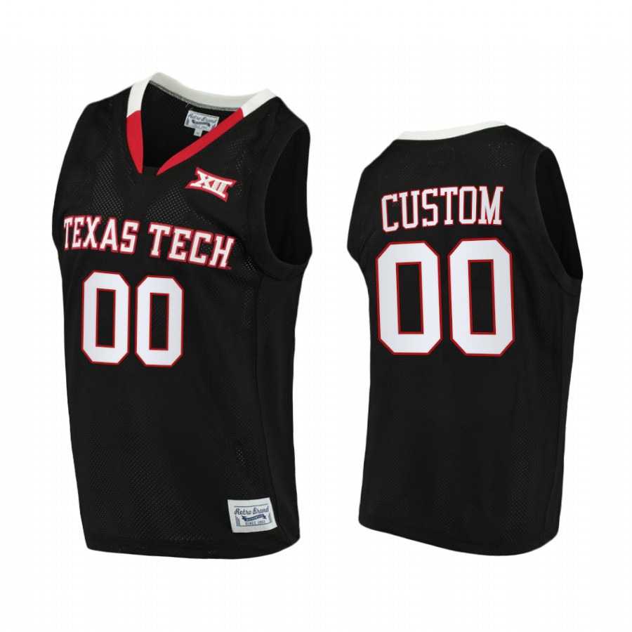 Texas Tech Red Raiders Custom Black 2020-21 Alumni Limited Jersey