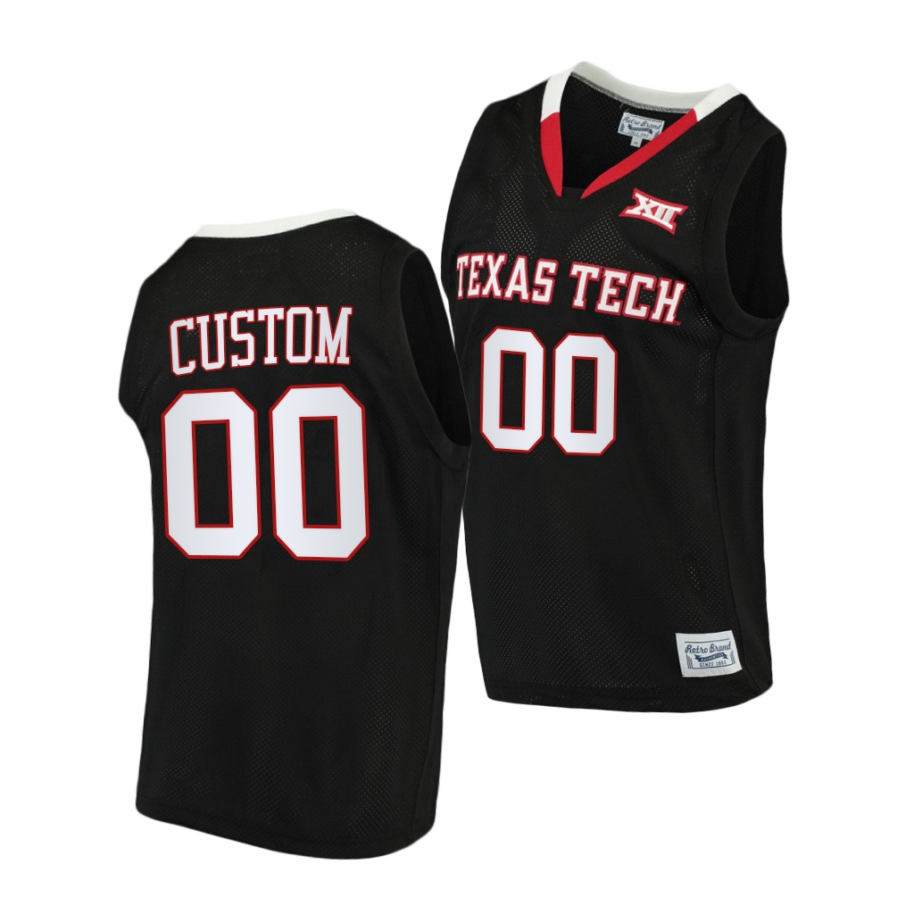 Texas Tech Red Raiders Custom Black 2020-21 Alumni Limited Jersey