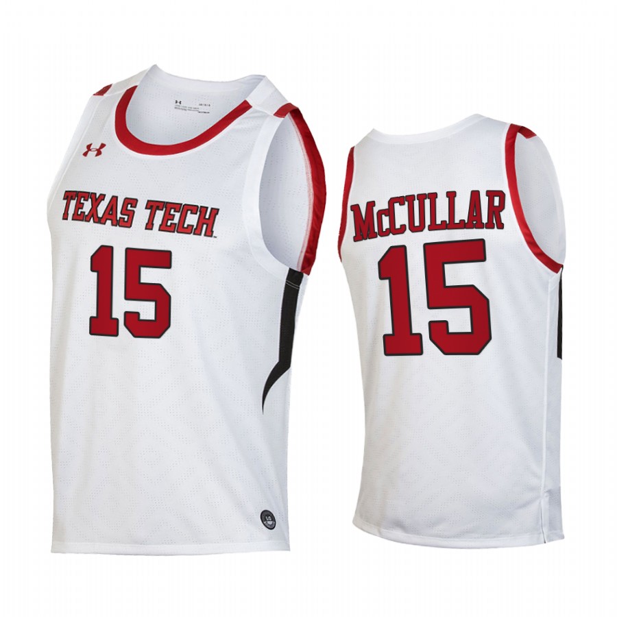 Texas Tech Red Raiders Kevin McCullar Jersey 2022 College White Uniform
