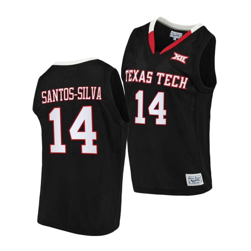 Texas Tech Red Raiders Marcus Santos-Silva Black 2020-21 Alumni Limited Jersey