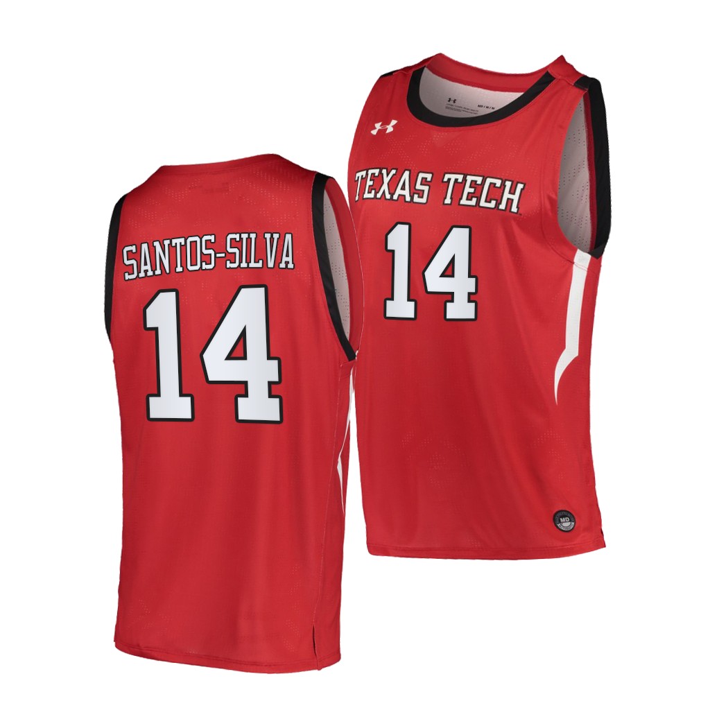 Texas Tech Red Raiders Marcus Santos-Silva Red 2020-21 Alternate Jersey