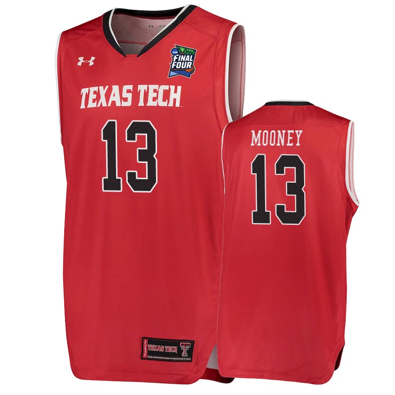 Texas Tech Red Raiders Matt Mooney #13 Red 2019 Final-Four Jersey