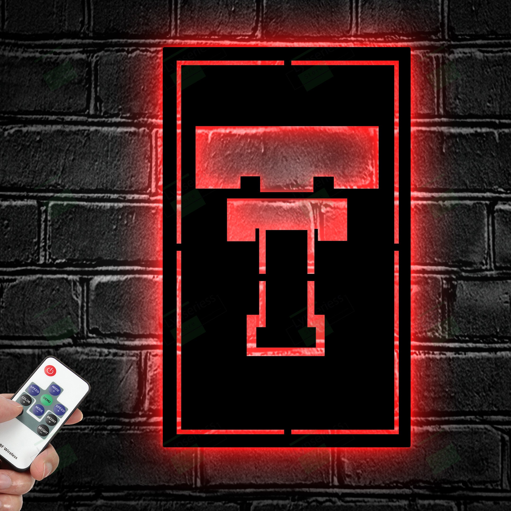 Texas Tech Red Raiders Metal Sign – Led light sign