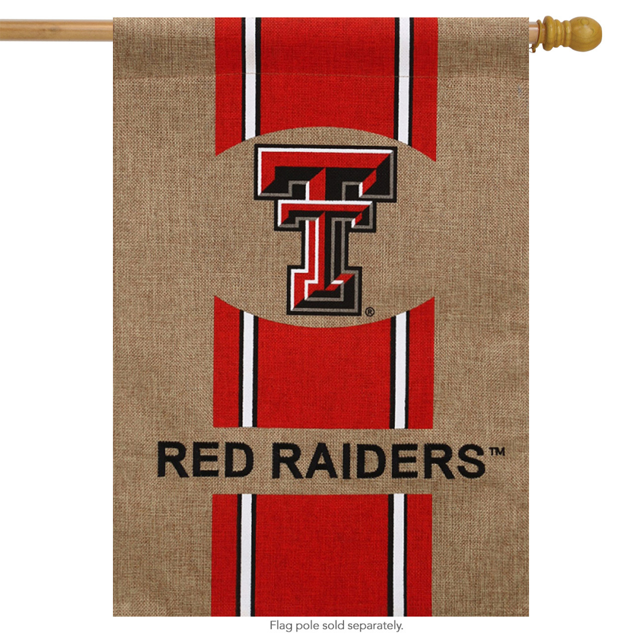 Texas Tech Red Raiders NCAA Burlap Garden Flag, House Flag