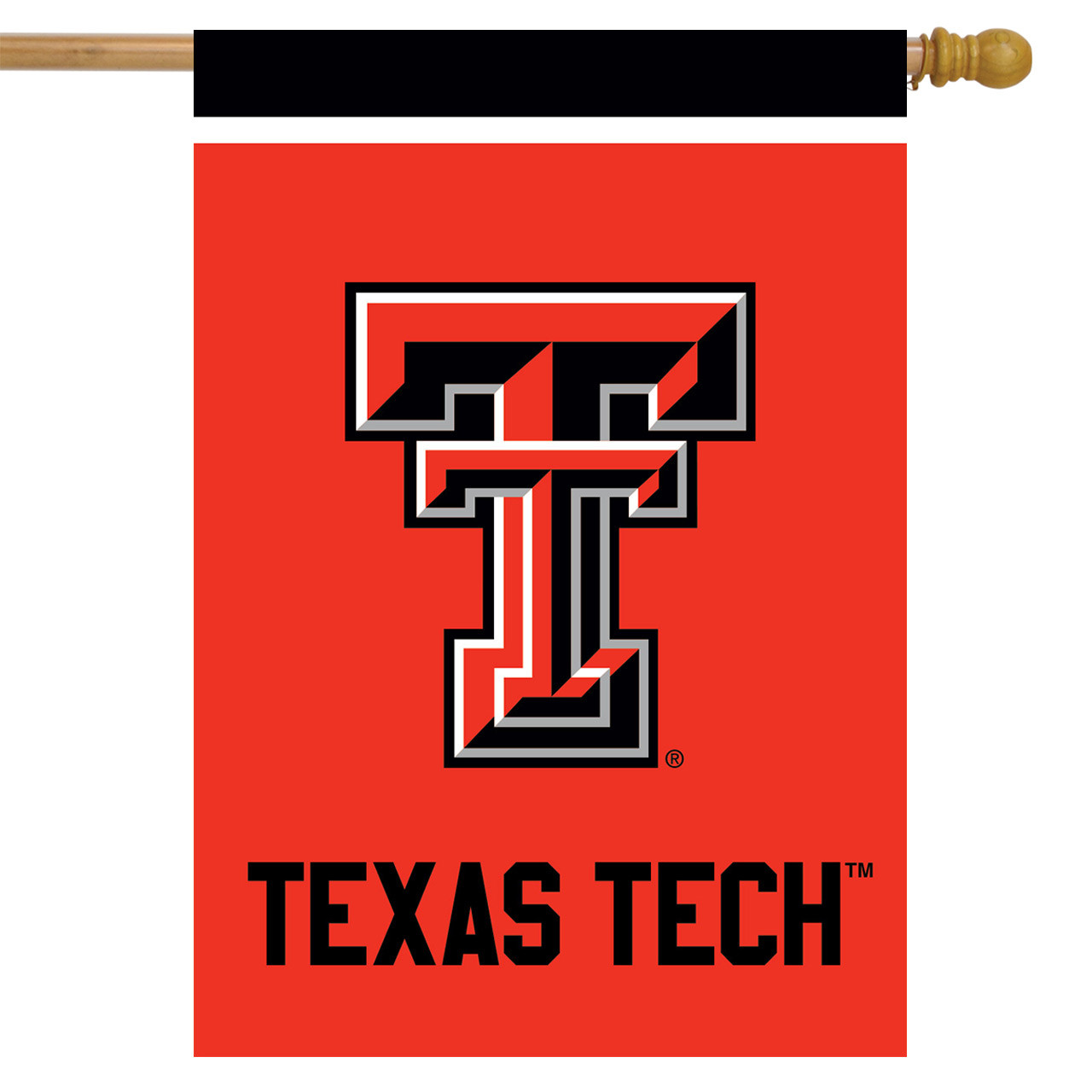 Texas Tech Red Raiders NCAA Garden Flag, House Flag