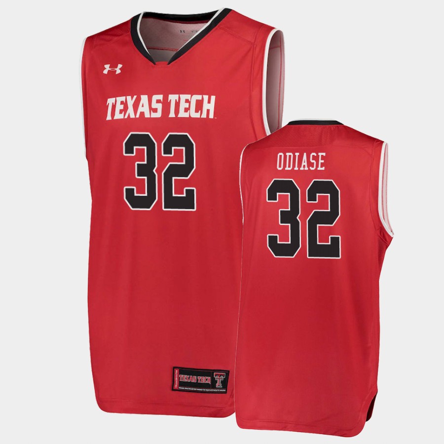Texas Tech Red Raiders Norense Odiase Red College Performance Jersey