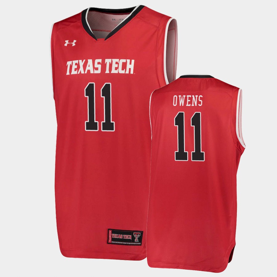 Texas Tech Red Raiders Tariq Owens Red College Performance Jersey