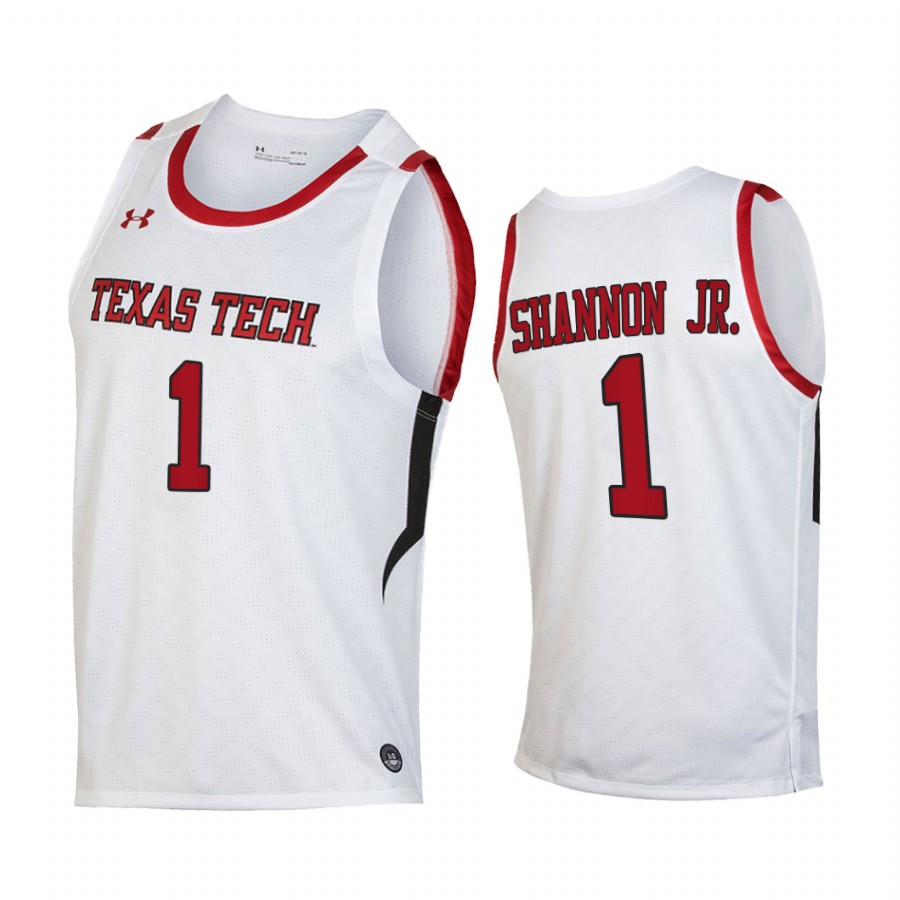 Texas Tech Red Raiders Terrence Shannon Jr. Jersey 2022 College White Uniform
