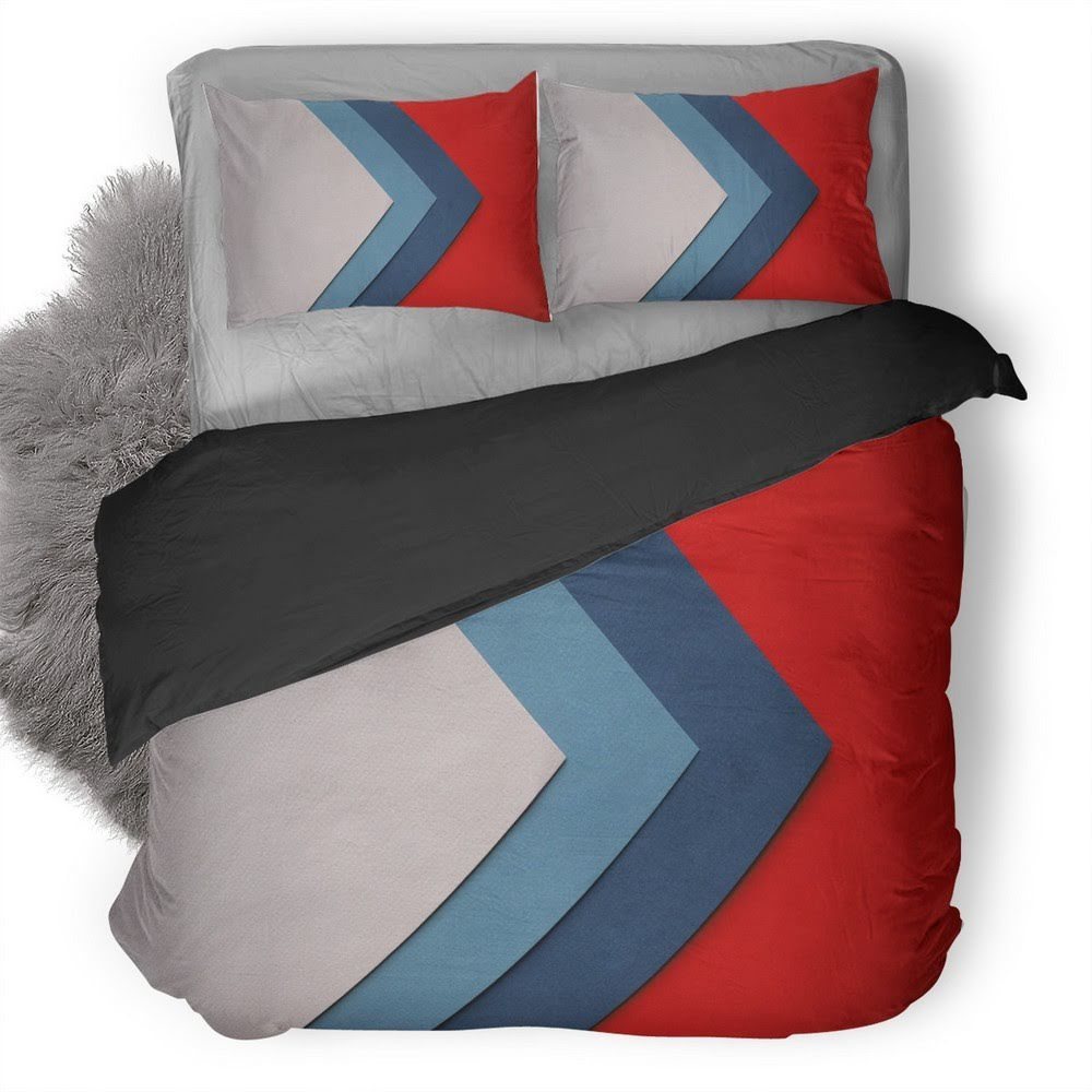 Texture Triangle Shapes 3D Customized Duvet Cover Bedding Set
