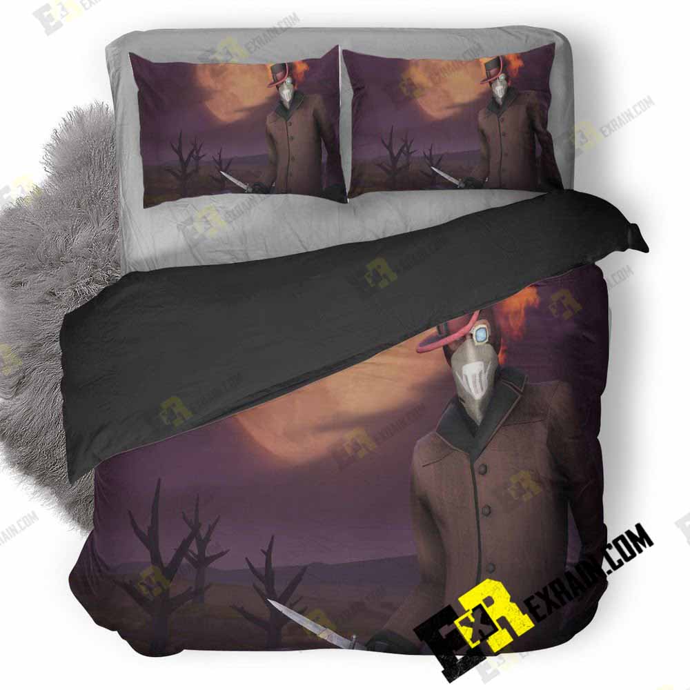 Tf2 Unusual Spy Team Fortress Ls 3D Customized Duvet Cover Bedding Set