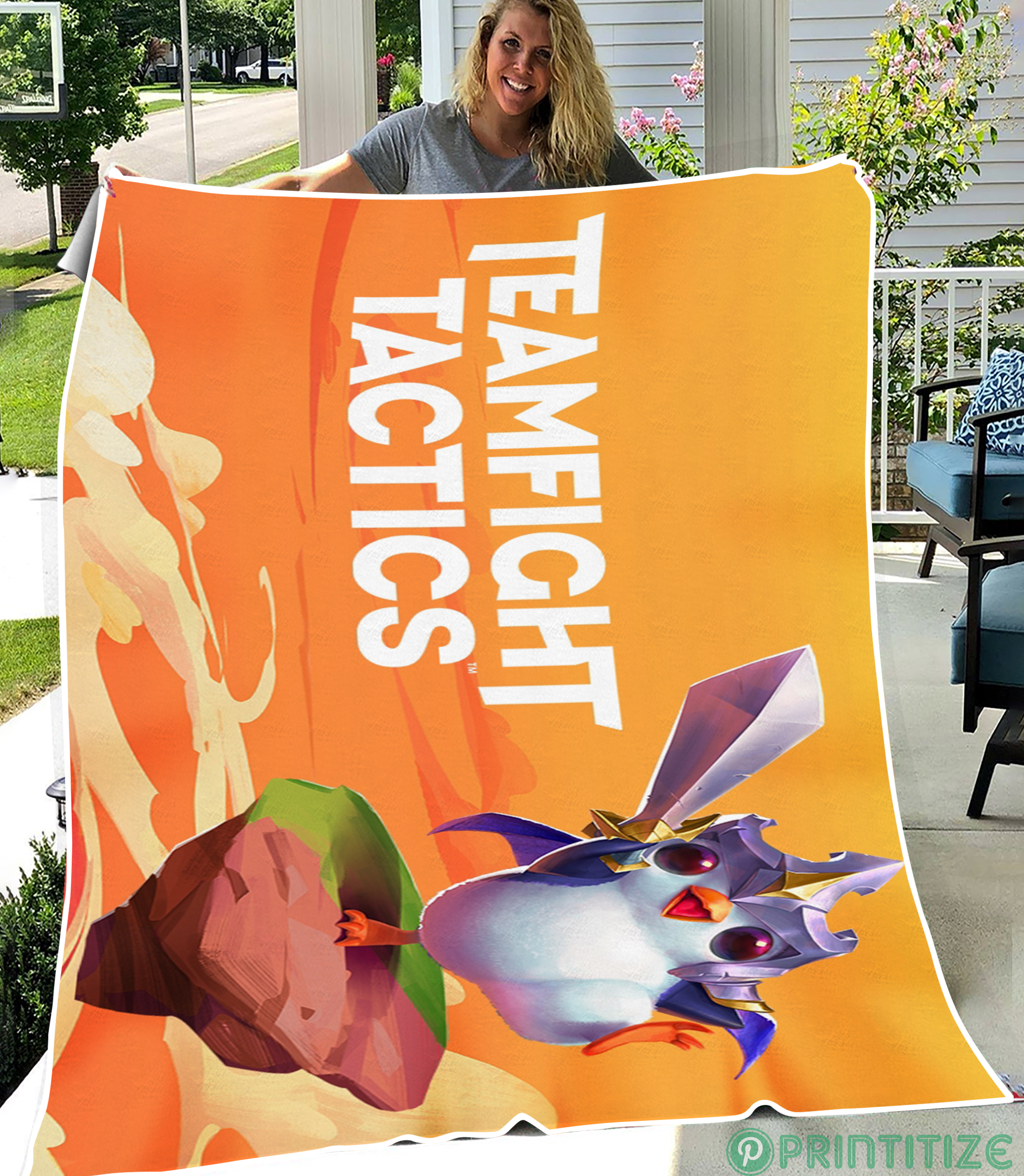 TFT Fictional Character Fleece Blanket