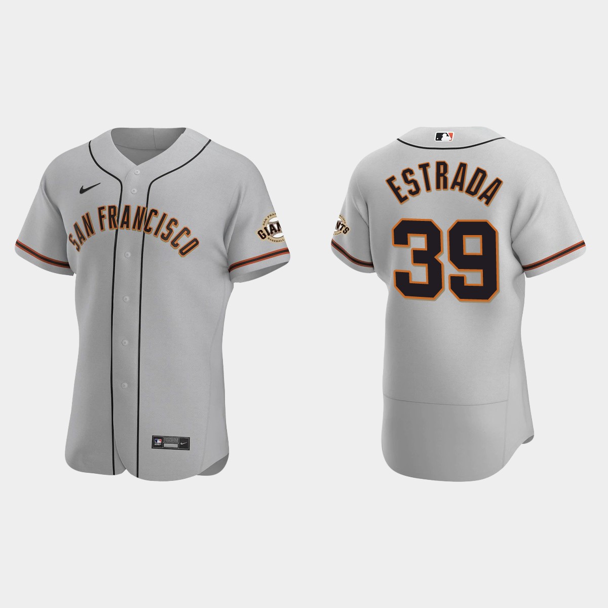 Thairo Estrada San Francisco Giants Road Jersey - Gray