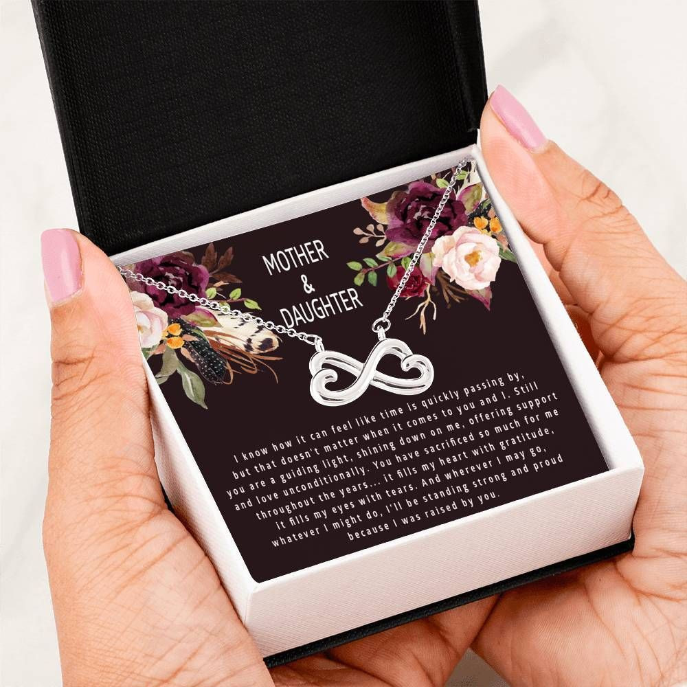 Thank You To Your Sacrify Infinity Heart Necklace Gift For Mother