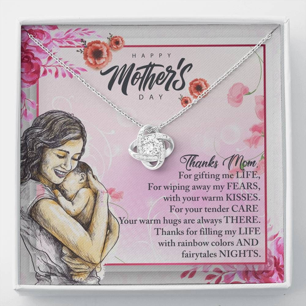 Thanks For Filling My Life Love Knot Necklace For Mom