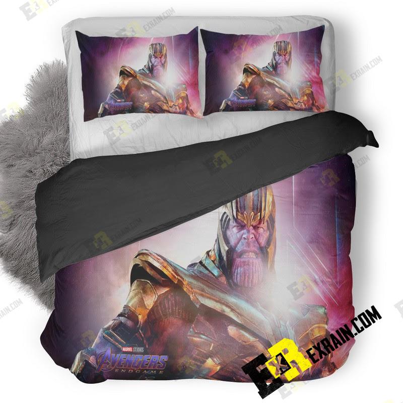 Thanos Avengers Endgame 93 3D Customized Duvet Cover Bedding Set