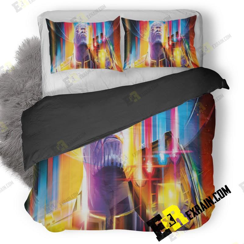 Thanos Avengers Infinity War Empire O6 3D Customized Duvet Cover Bedding Set