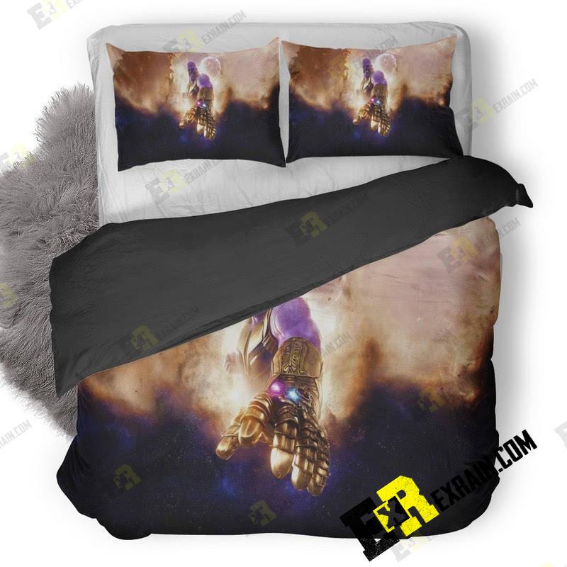 Thanos In Avengers Infinity War Artwork 3D Customized Duvet Cover Bedding Set