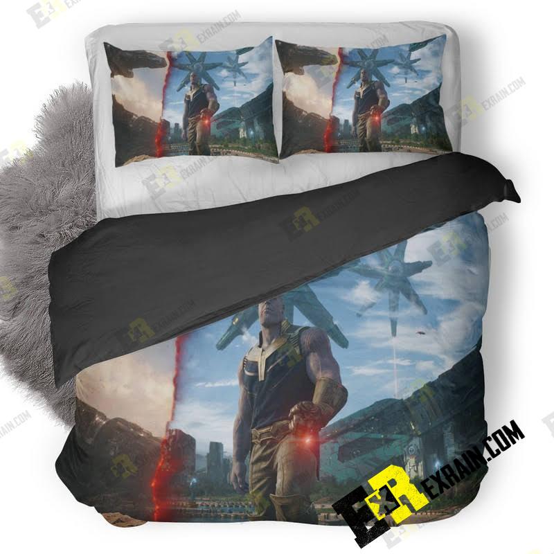 Thanos In Avengers Infinity War Movie 3D Customized Duvet Cover Bedding Set