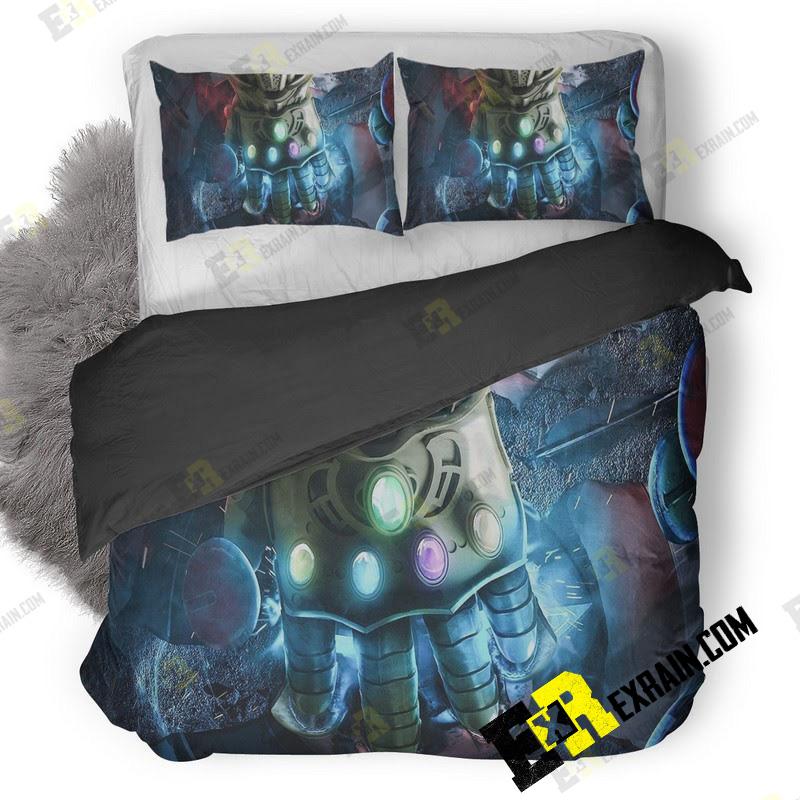 Thanos Infinity Gauntlet Ek 3D Customized Duvet Cover Bedding Set