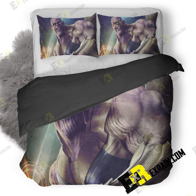 Thanos Infinity Stone Artwork O6 3D Customized Duvet Cover Bedding Set
