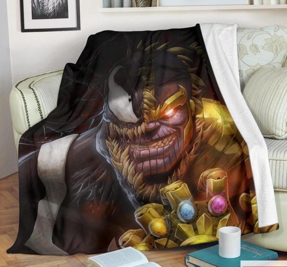 Thanos Venom Fleece Blanket