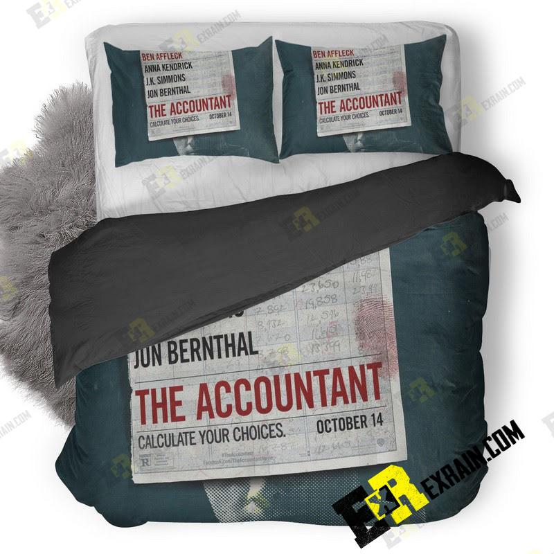 The Accountant Ad 3D Customized Duvet Cover Bedding Set
