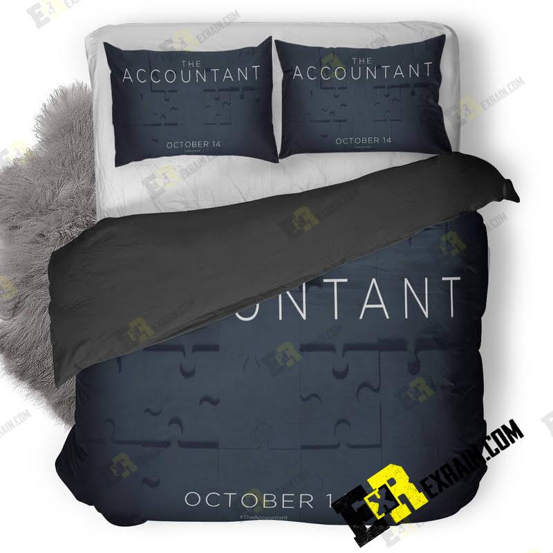 The Accountant Movie Poster Sd 3D Customized Duvet Cover Bedding Set