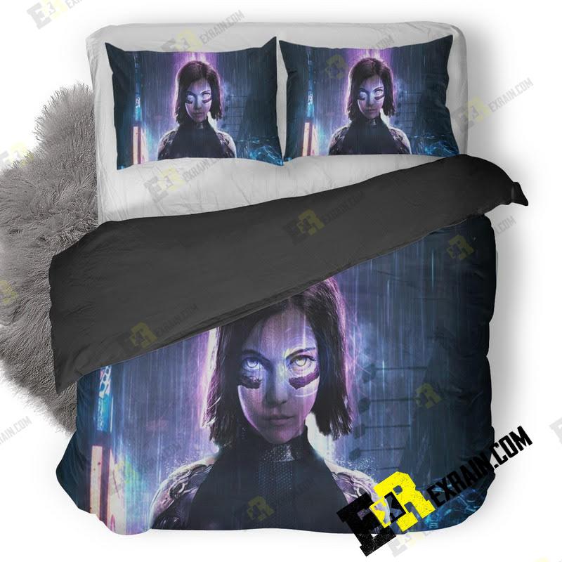 The Alita Battle Angel 5P 3D Customized Duvet Cover Bedding Set