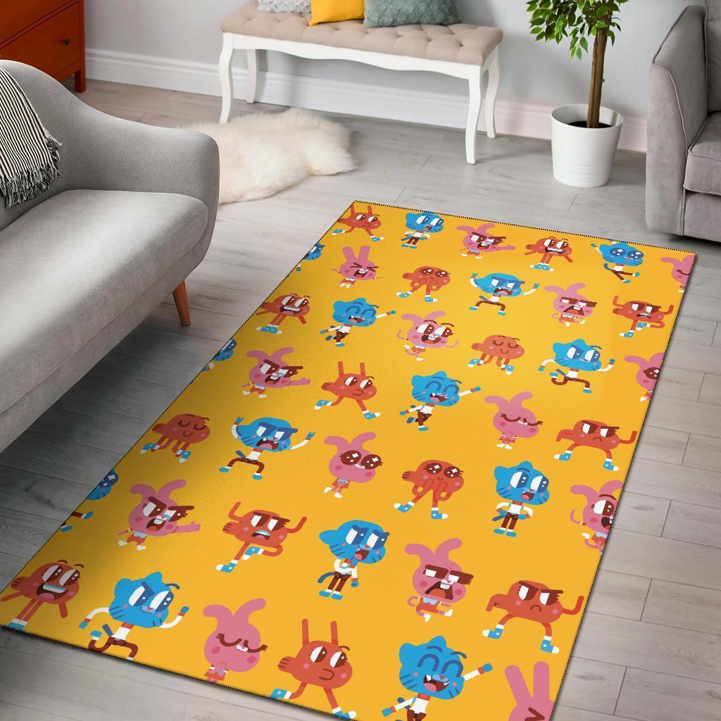 The Amazing World Of Gumball Area Rectangle Rug