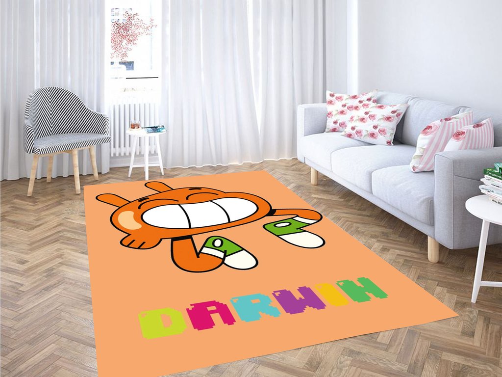 The Amazing World Of Gumball Darwin Living Room Modern Carpet Rectangle Rug