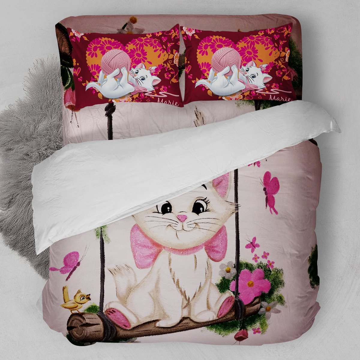The Aristocats Marie Duvet Cover Bedding Set