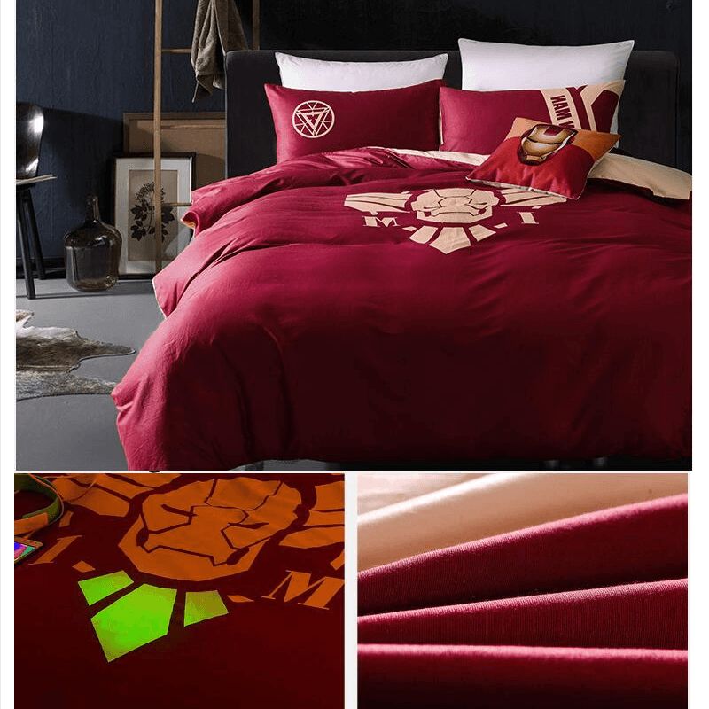 The Avengers Luminous Duvet Cover Bedding Set