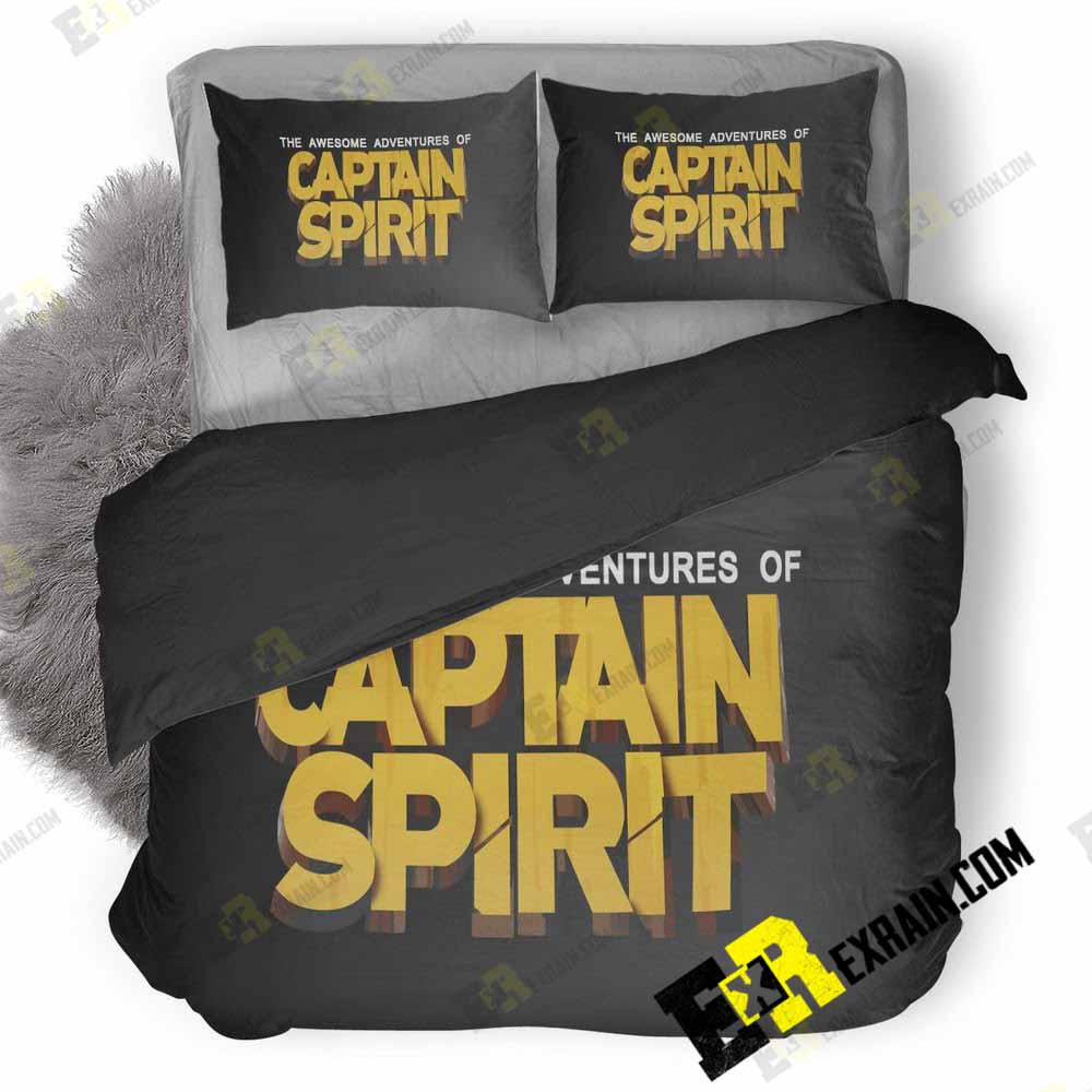 The Awesome Adventures Of Captain Spirit Logo By 3D Customized Duvet Cover Bedding Set