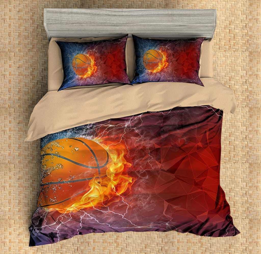 The Basketball 3D Customized Duvet Cover Bedding Set